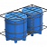 Кассета с емкостями 10000 литров 10 м3 в  Тамбове. Фото, описание
